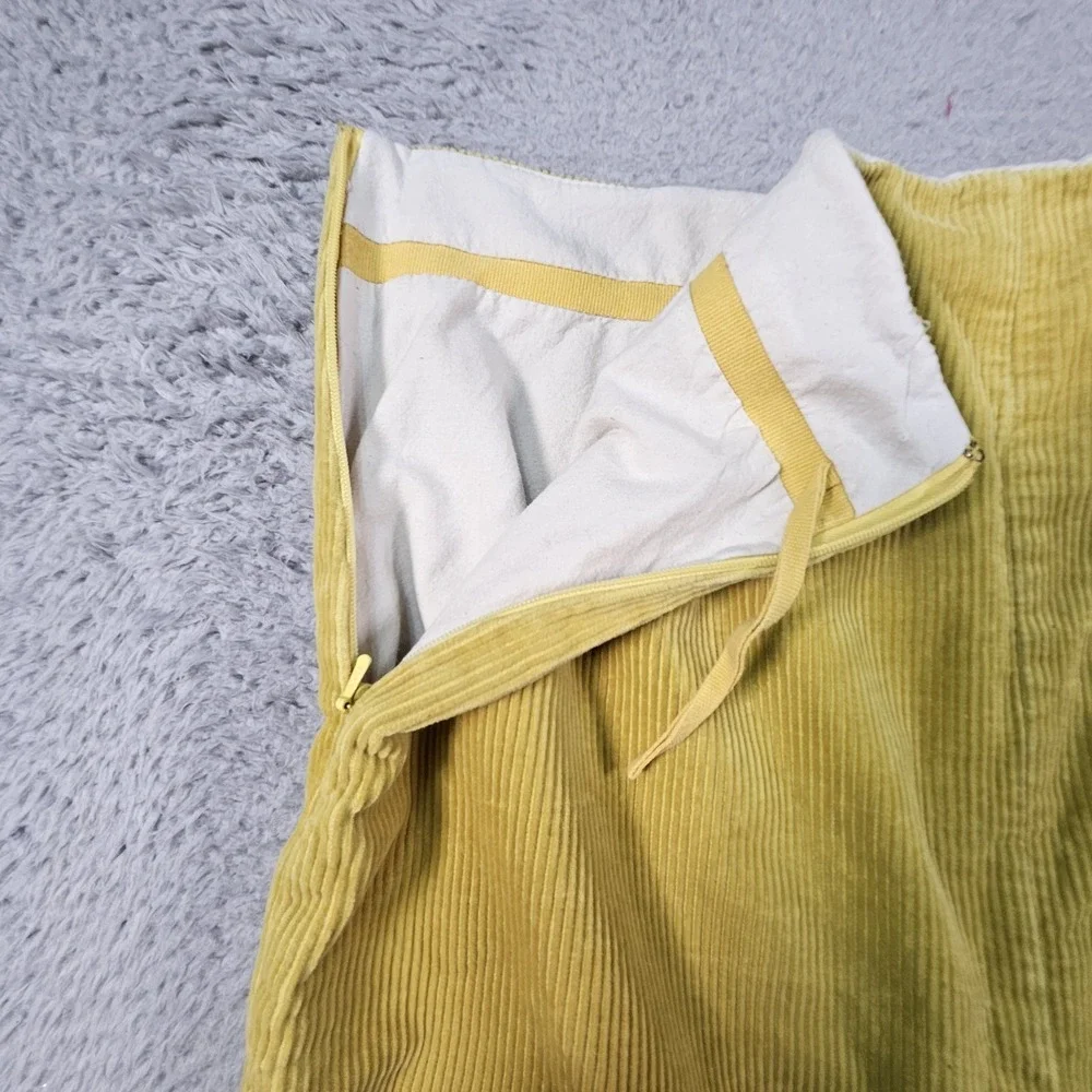 Maeve Anthropologie Skirt 6 Corduroy Pencil‎ Modern Boho Librarian Heritage Chic